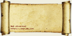 Vida Jazački vizit kartica